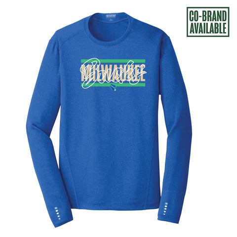 OGIO® Long Sleeve Pulse Crew - DESIGN 1