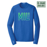 OGIO® Long Sleeve Pulse Crew - DESIGN 2