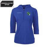 Cutter & Buck Virtue Eco Pique Recycled Half Zip Pullover Womens Hoodie - Personalization