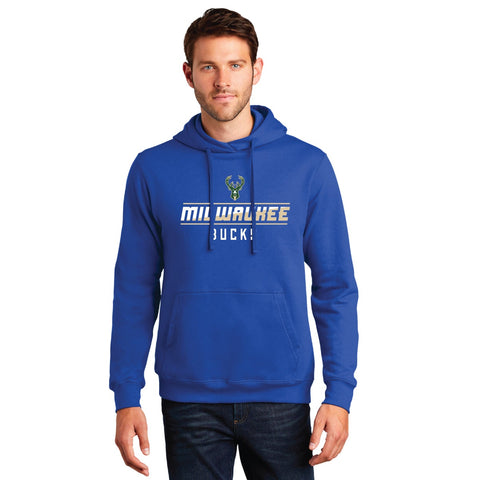 Men's Fan Favorite Fleece Pullover Hooded Sweatshirt DESIGN 1 and Mystery T-shirt Bundle