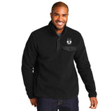 Men's Camp Fleece Snap Pullover Jacket