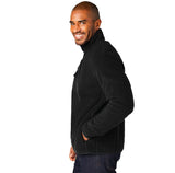 Men's Camp Fleece Snap Pullover Jacket