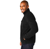 Men's Camp Fleece Snap Pullover Jacket